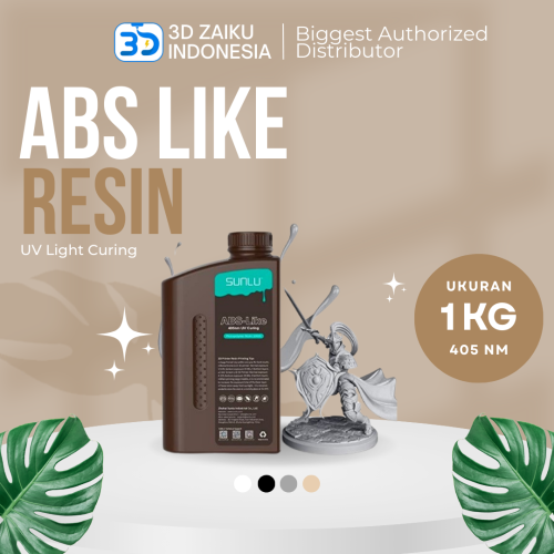 SUNLU ABS Like Resin 1 KG 405 nm UV Light Curing LCD DLP 3D Printer